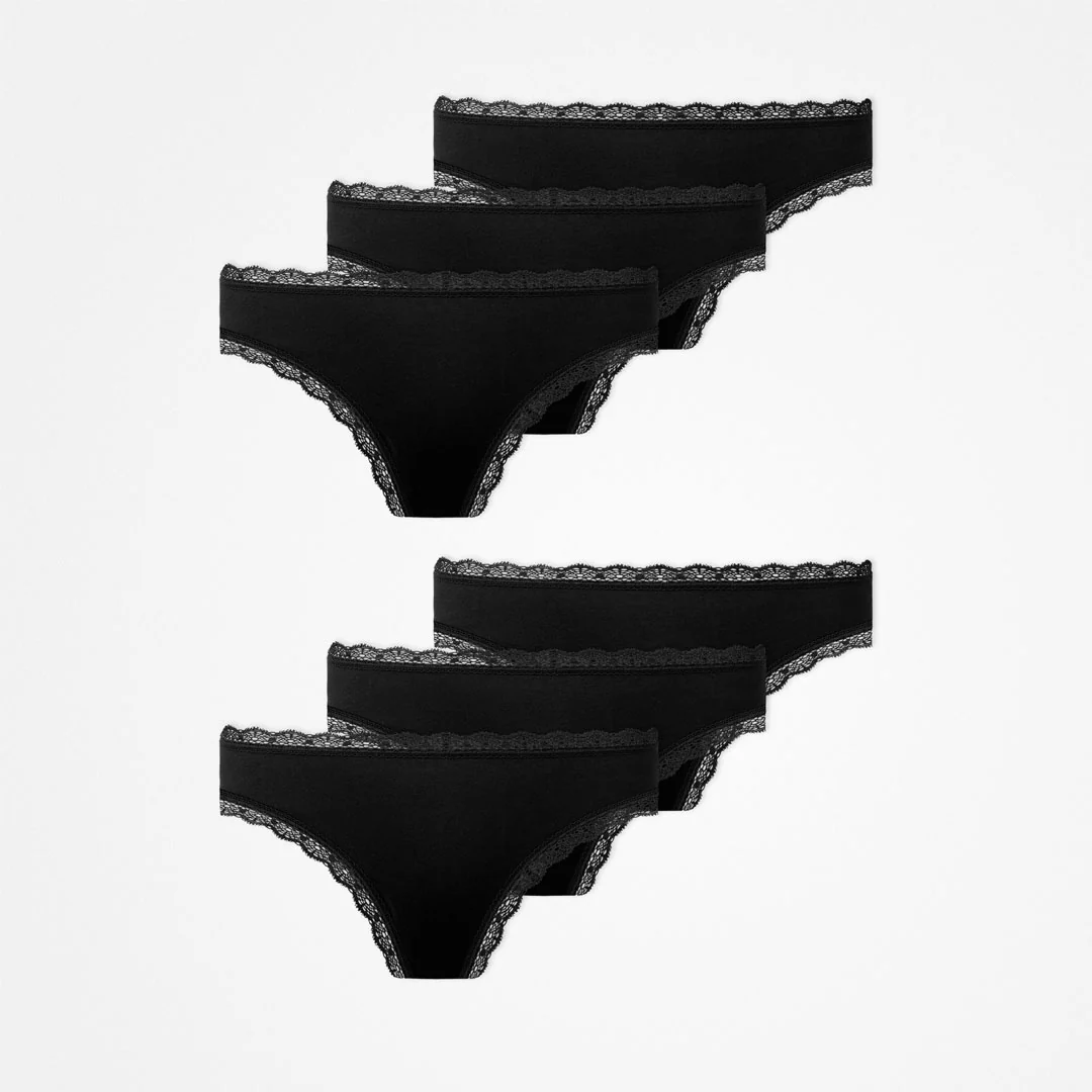 Tangas mit Spitze | Schwarz - Image 12
