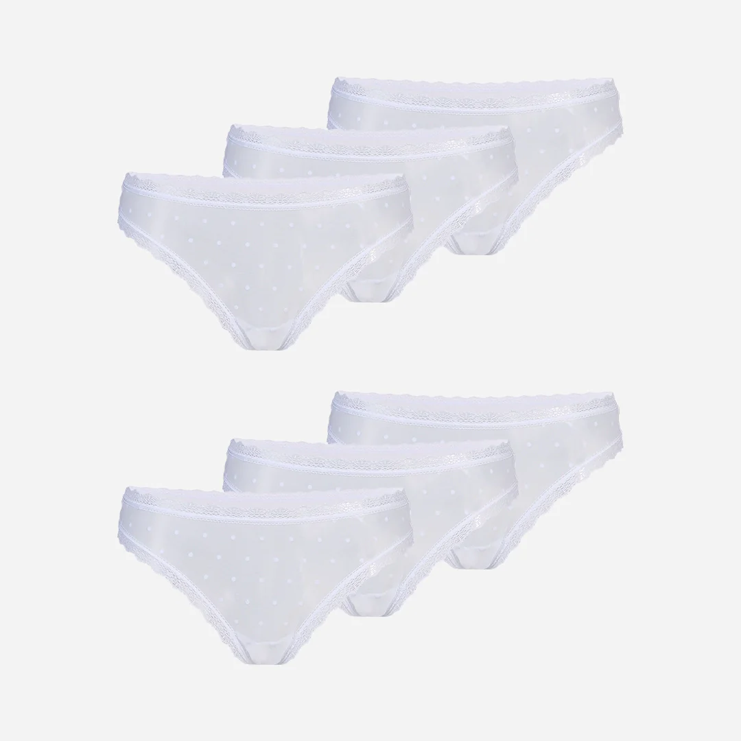 Tangas mit Spitze love | Weiß - Image 8