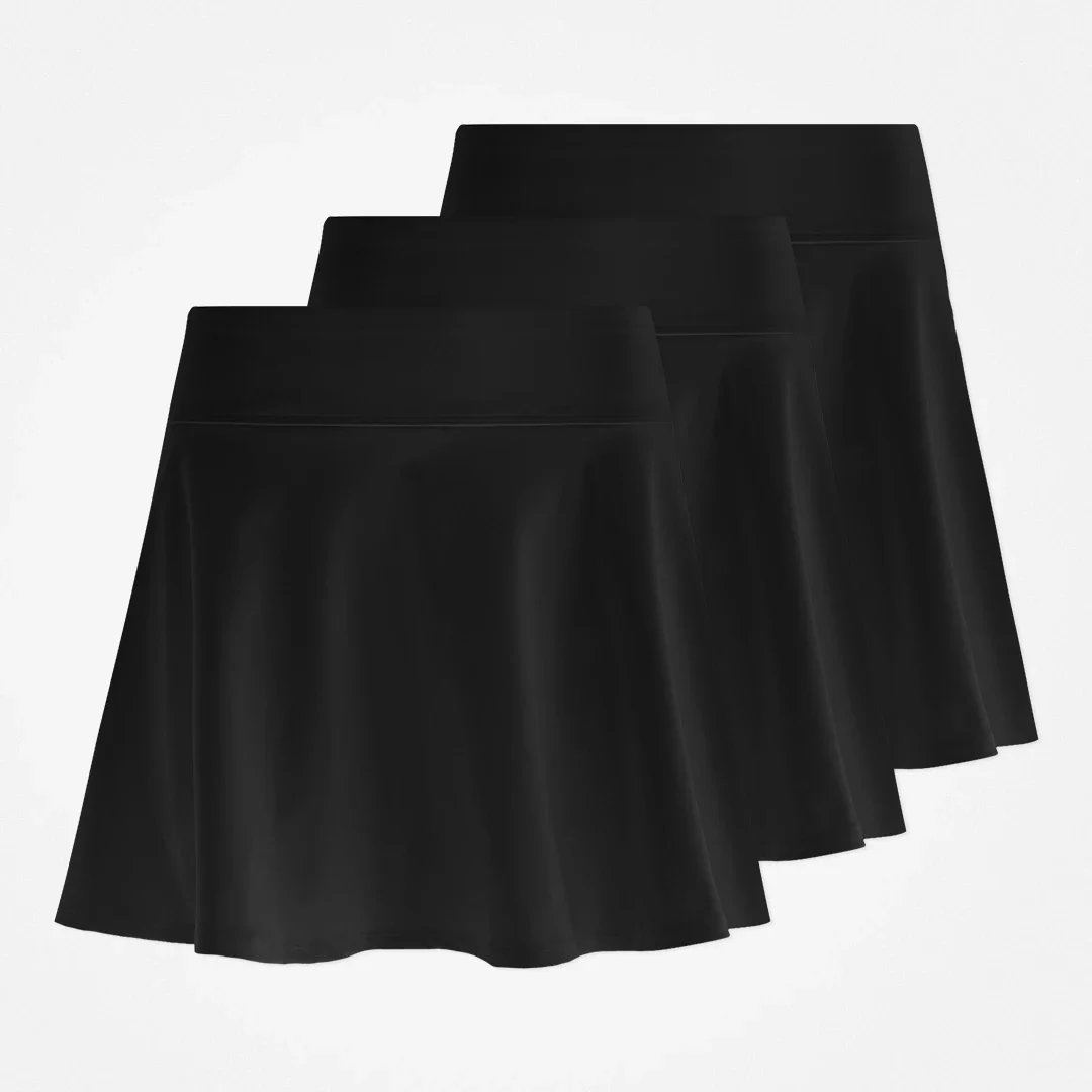 Tennisrock Damen | Schwarz - Image 11
