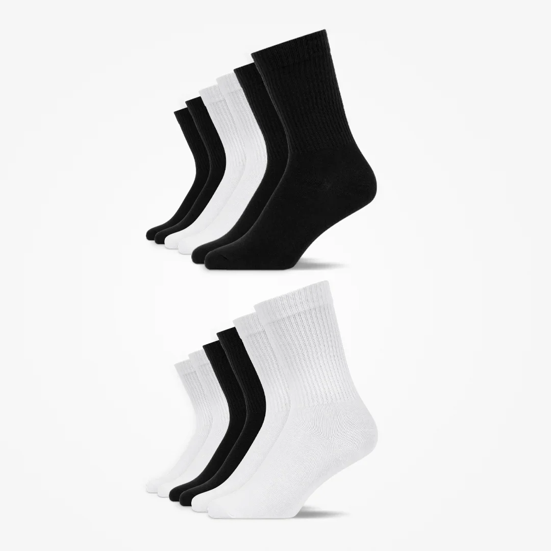 Tennissocken | Schwarz-Weiß - Image 8