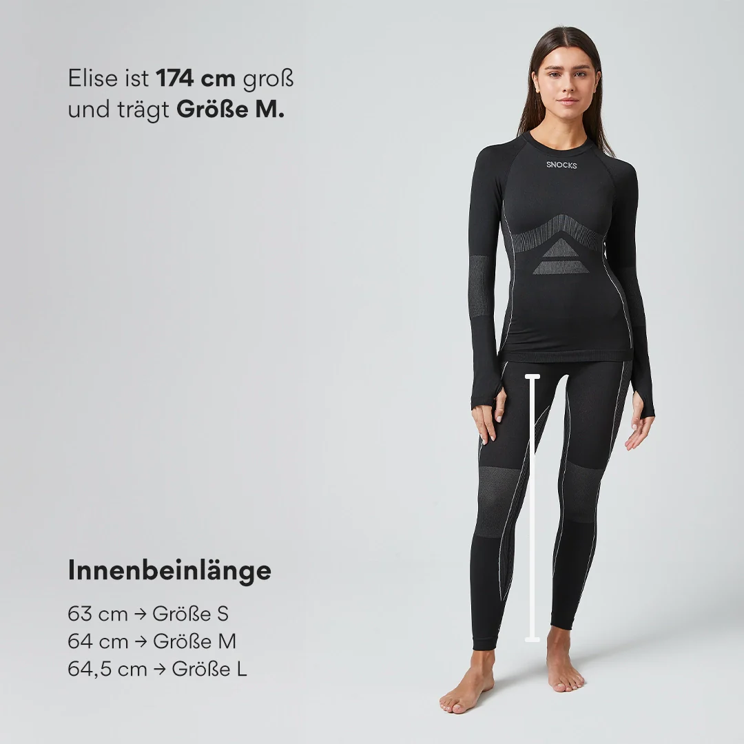 Thermounterwäsche Damen | Schwarz - Image 9