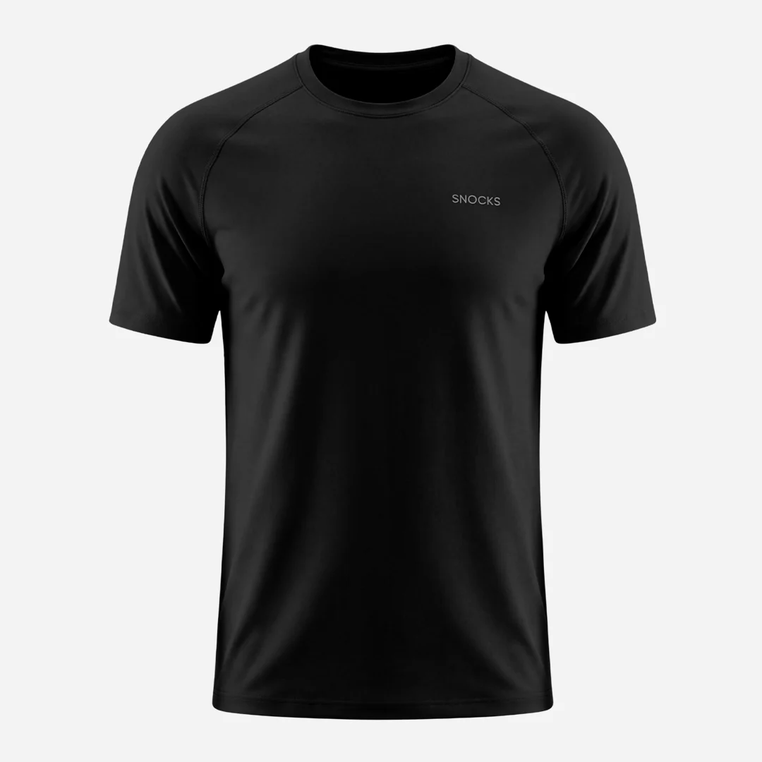 Trainingsshirt Raglan Herren | Schwarz - Image 9